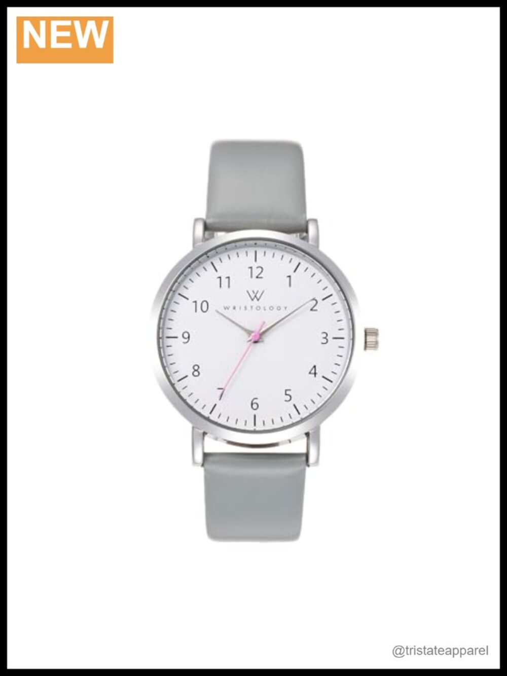 Maxi Womens Watch Interchangeable Genuine Leather Band Easy Read Nurse Second